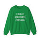 I really really miss Portland // Portland CT sweatshirt  // finding connecticut 