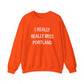 I really really miss Portland // Portland CT sweatshirt  // finding connecticut 