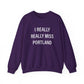 I really really miss Portland // Portland CT sweatshirt  // finding connecticut 