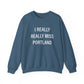 I really really miss Portland // Portland CT sweatshirt  // finding connecticut 