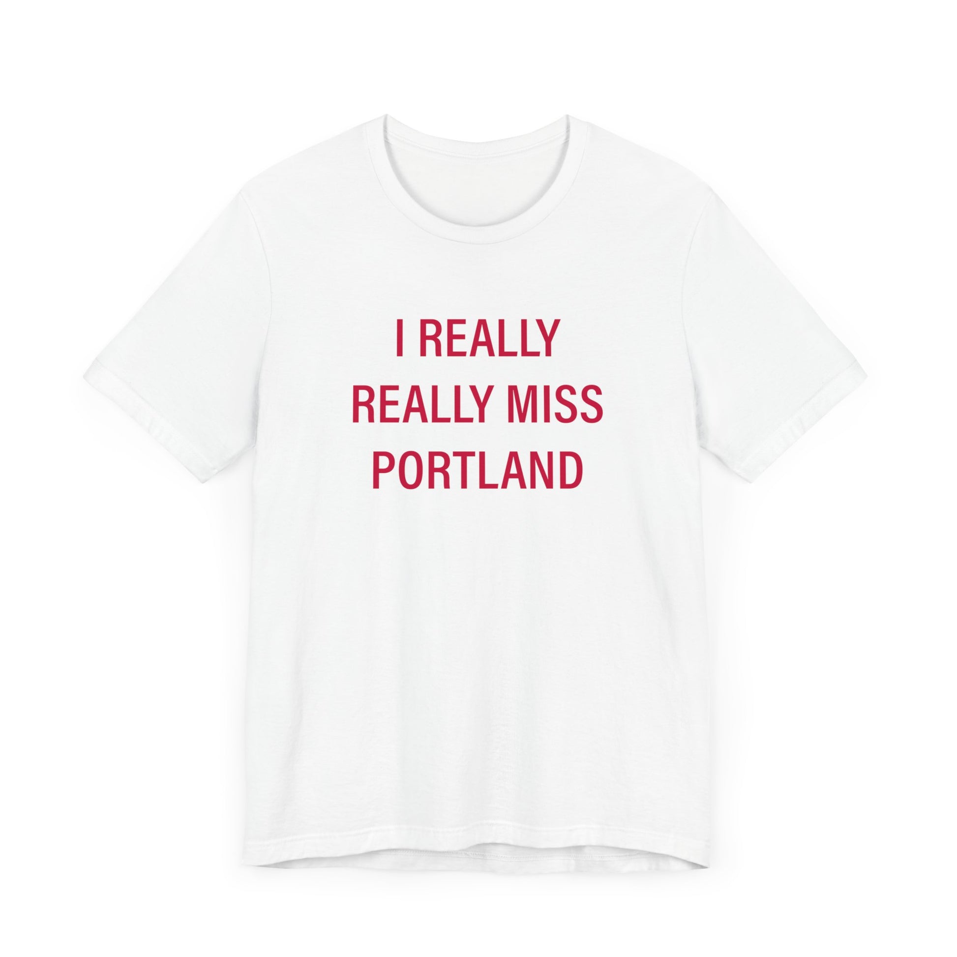 I really really miss Portland // Portland connecticut  unisex  t shirt // finding connecticut 