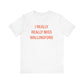I really really miss Wallingford // Wallingford connecticut unisex t shirt  /// finding connecticut  