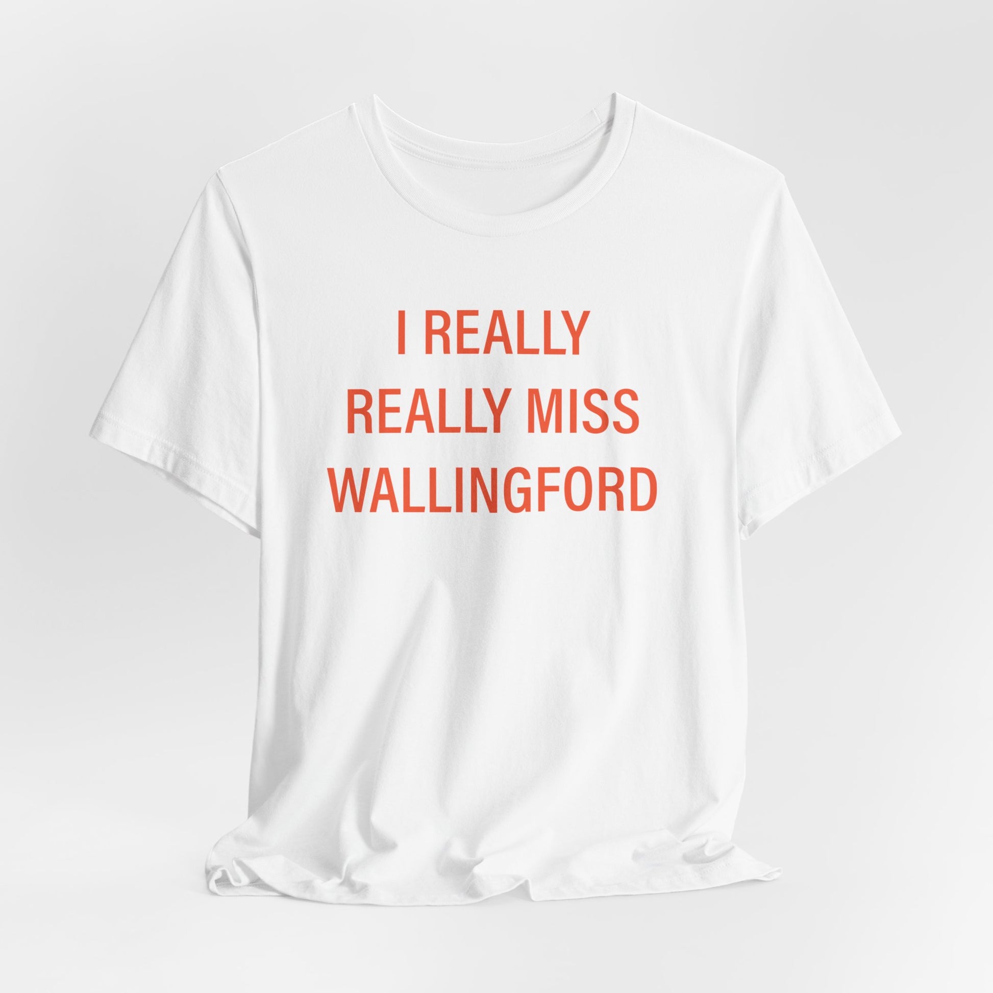 I really really miss Wallingford // Wallingford connecticut unisex t shirt  /// finding connecticut  