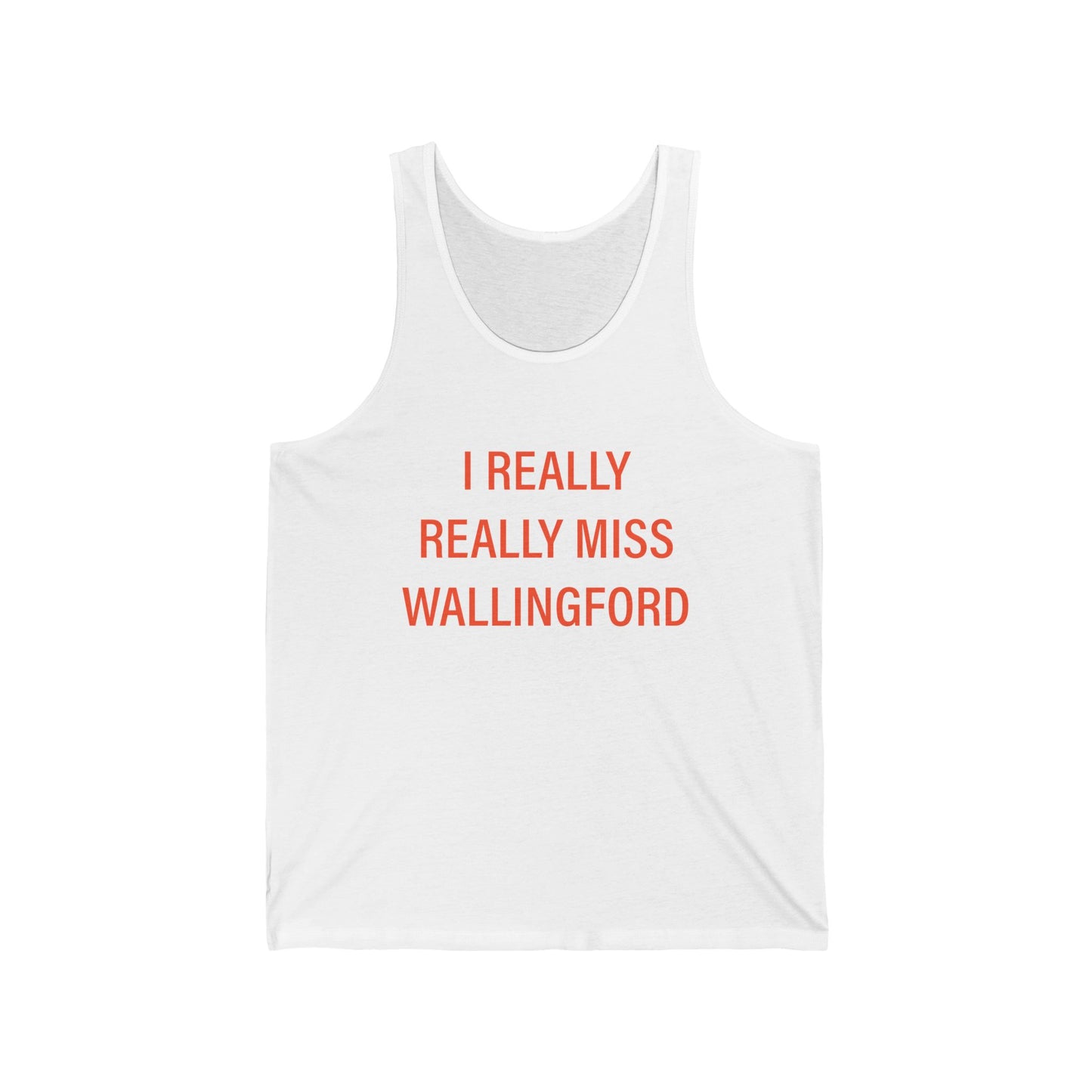 I really really miss Wallingford // Wallingford connecticut unisex tank top  /// finding connecticut  