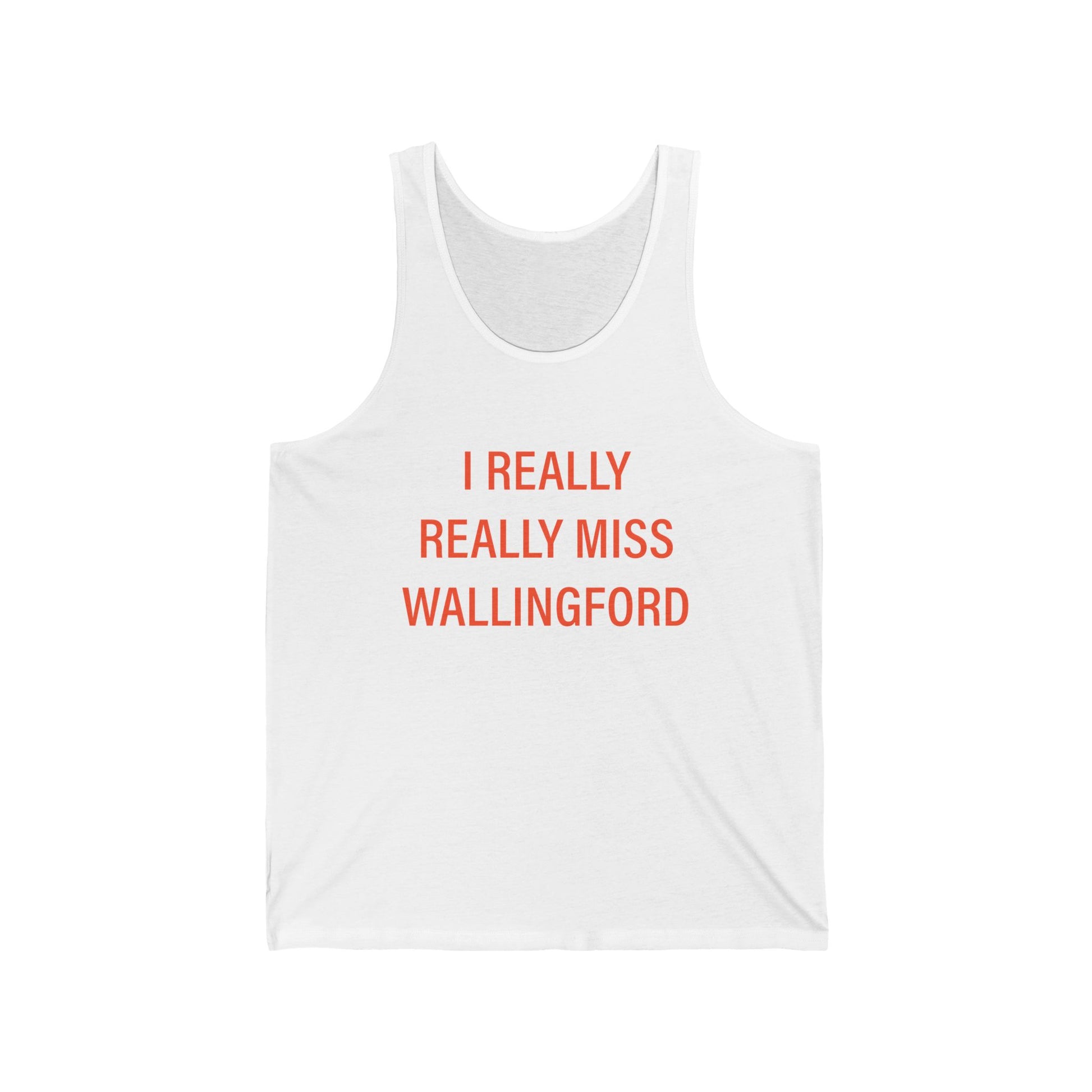 I really really miss Wallingford // Wallingford connecticut unisex tank top  /// finding connecticut  
