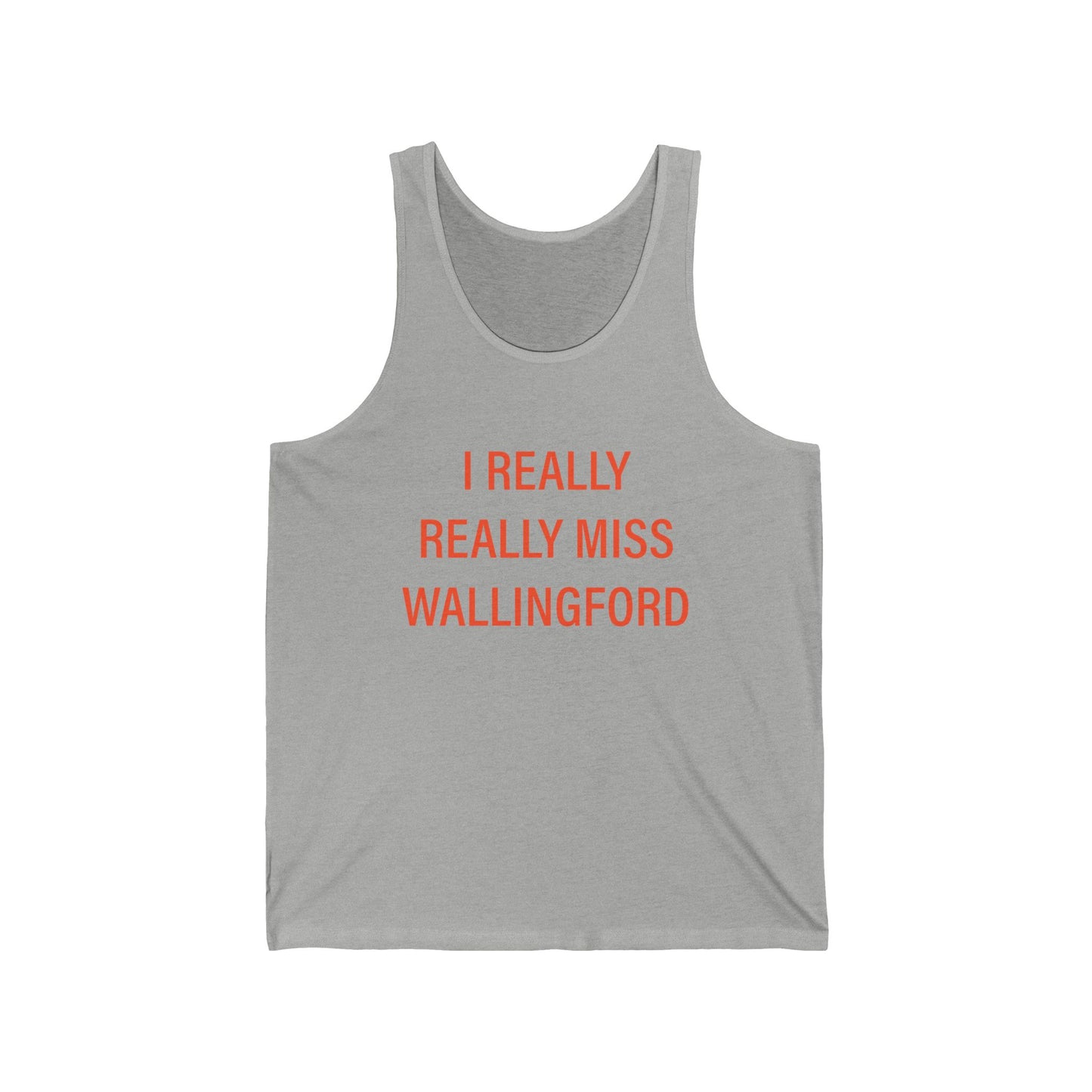 I really really miss Wallingford // Wallingford connecticut unisex tank top  /// finding connecticut  