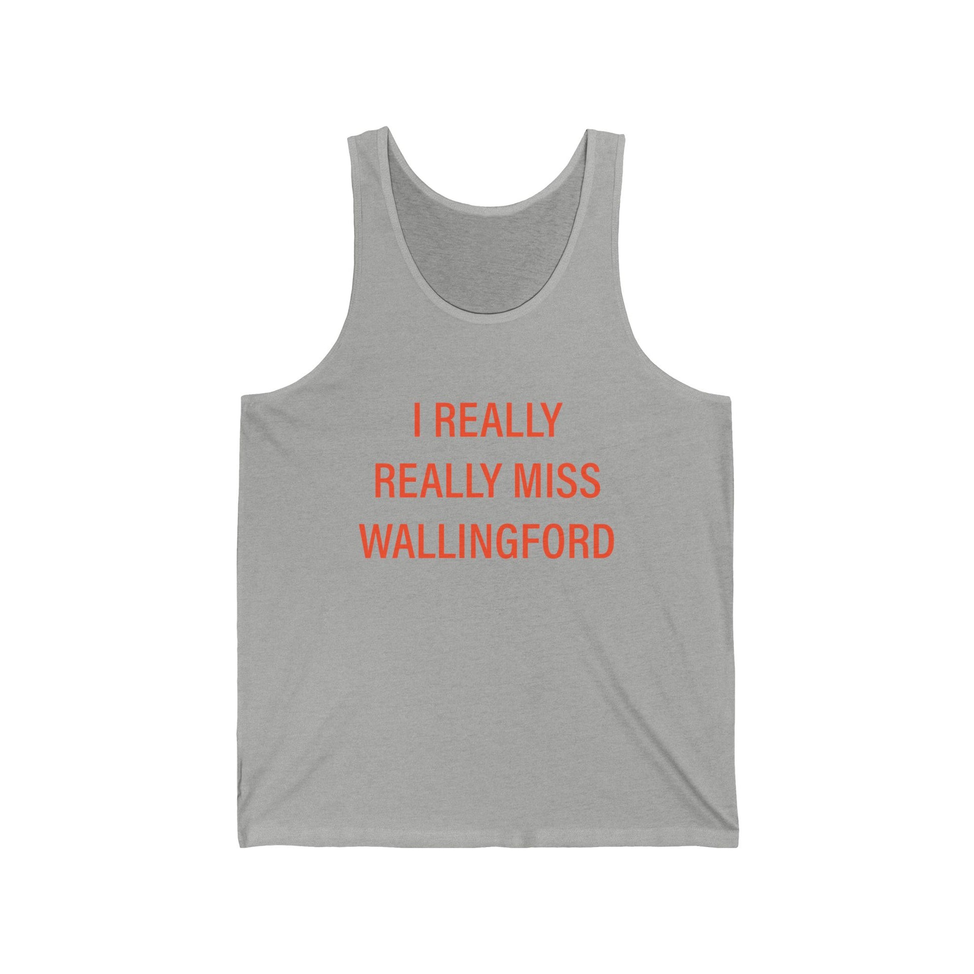 I really really miss Wallingford // Wallingford connecticut unisex tank top  /// finding connecticut  