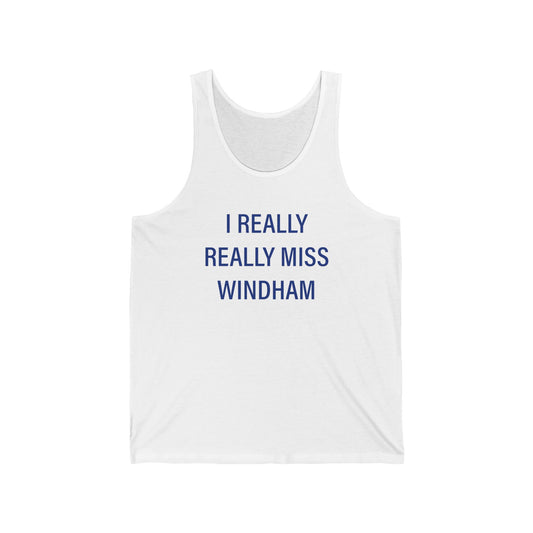 I really really miss Windham // Windham Connecticut unisex tank top shirt // finding connecticut 