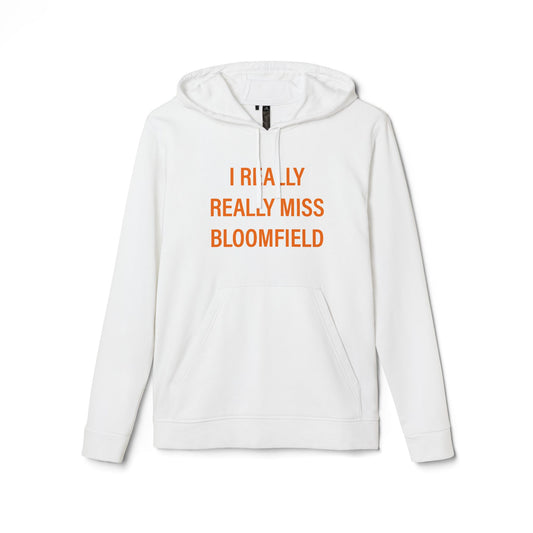 I really really miss bloomfield // bloomfield connecticut unisex adidas hoodie sweatshirts    // finding connecticut 
