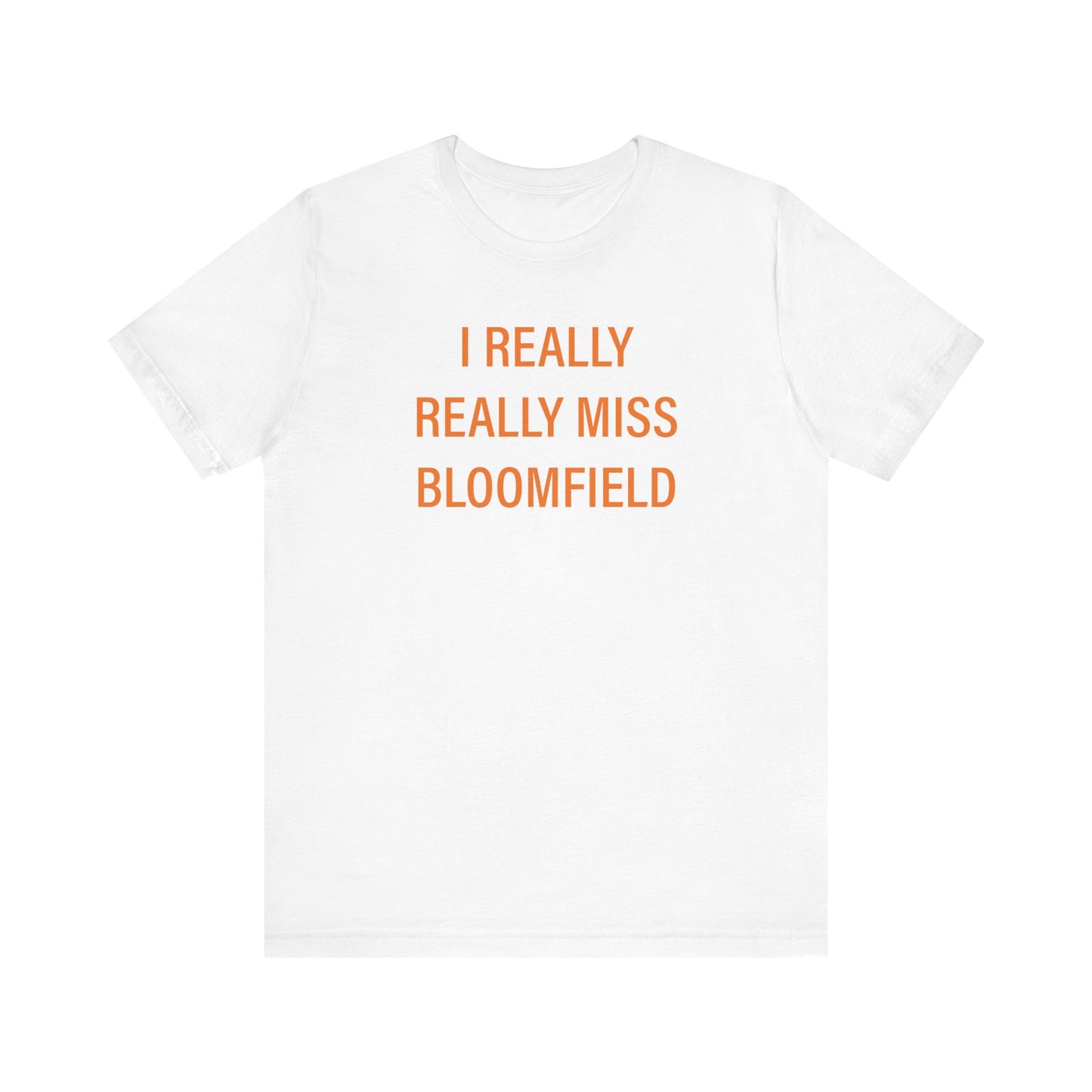 I really really miss bloomfield // bloomfield connecticut unisex t shirts    // finding connecticut 