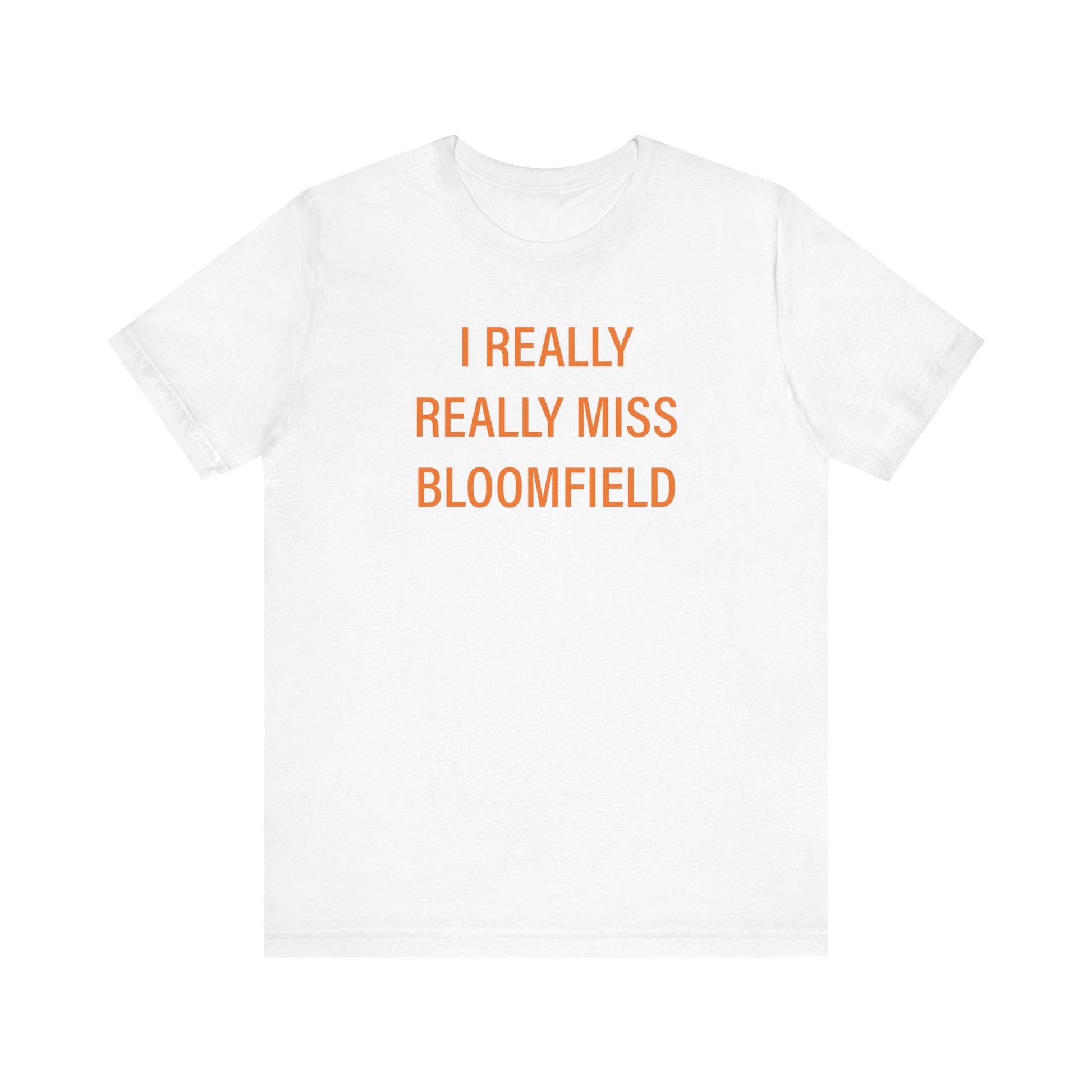 I really really miss bloomfield // bloomfield connecticut unisex t shirts    // finding connecticut 