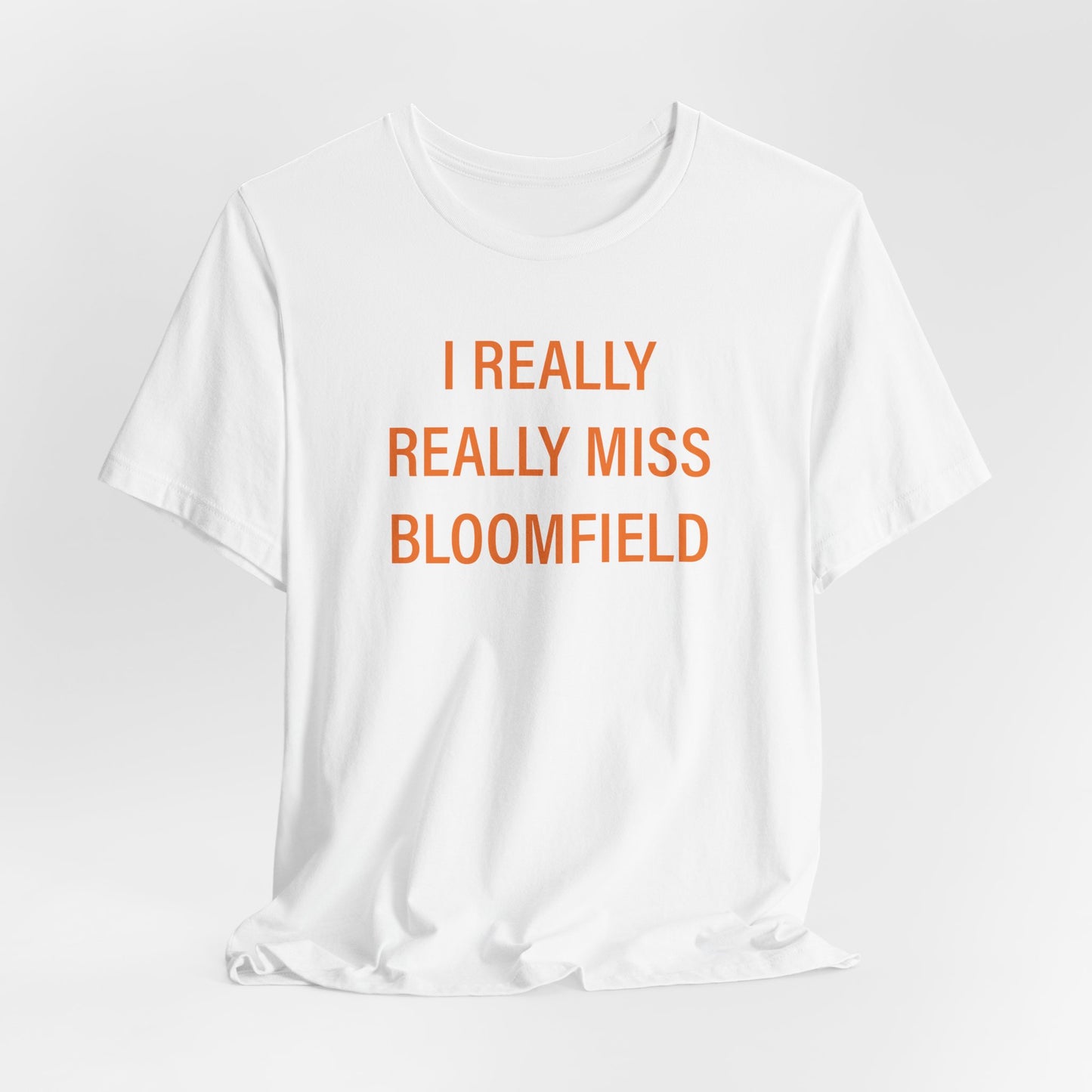 I really really miss bloomfield // bloomfield connecticut unisex t shirts    // finding connecticut 