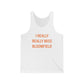 I really really miss bloomfield // bloomfield connecticut unisex tank top shirt   // finding connecticut 