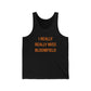 I really really miss bloomfield // bloomfield connecticut unisex tank top shirt   // finding connecticut 