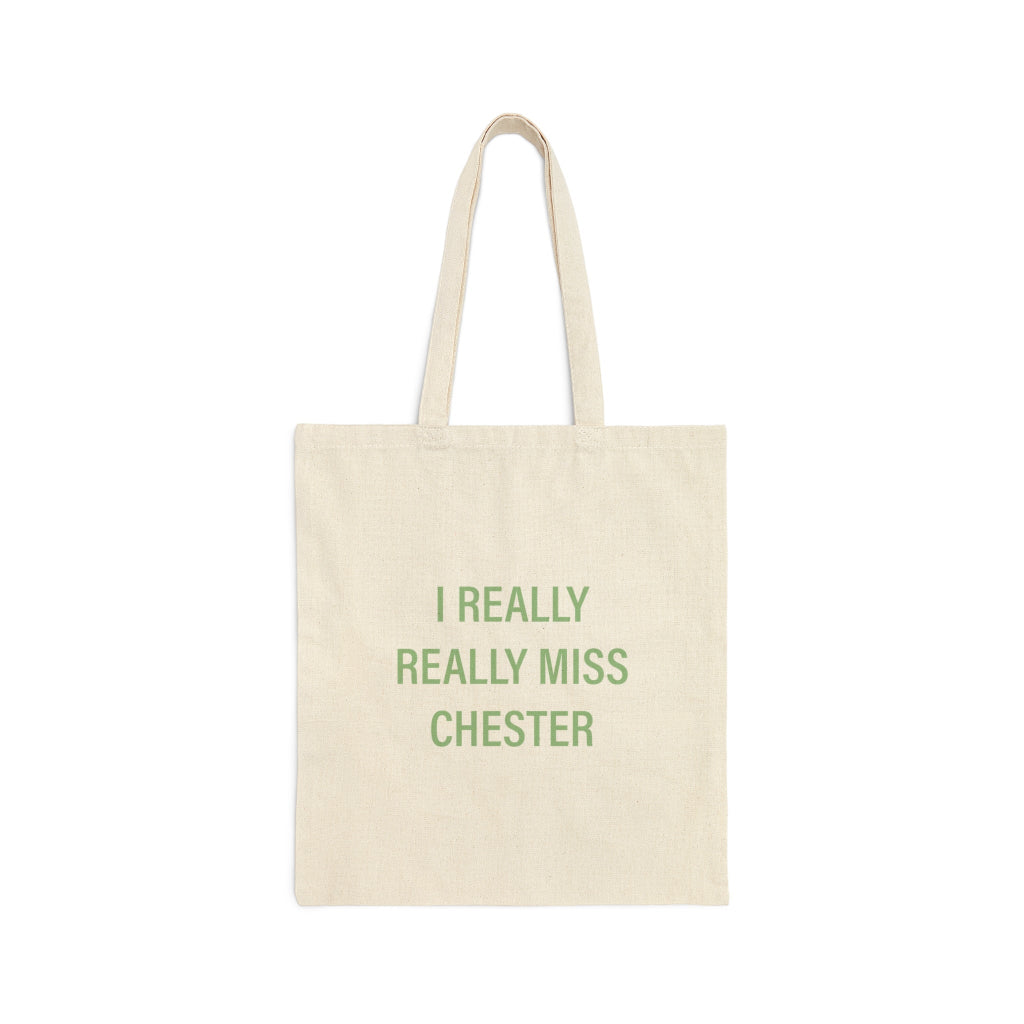 I really really miss chester tote bag // chester connecticut gifts and merch // finding connecticut 