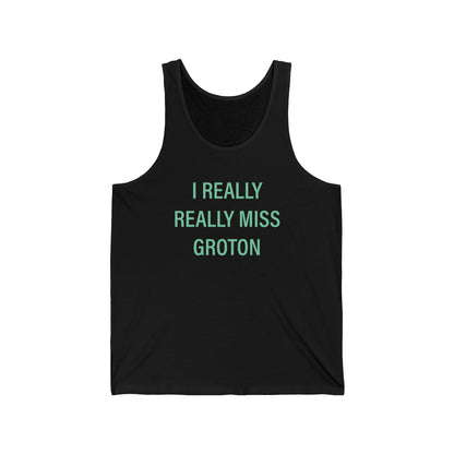 I really really miss groton // groton connecticut unisex tank top shirt // finding connecticut