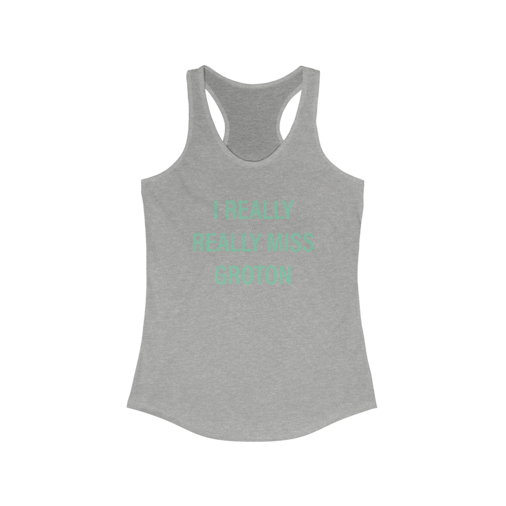 I really really miss groton // groton connecticut womens tank top shirt  // finding connecticut