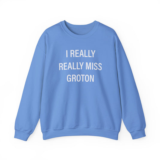 I really really miss groton // groton ct unisex sweatshirt  // finding connecticut 