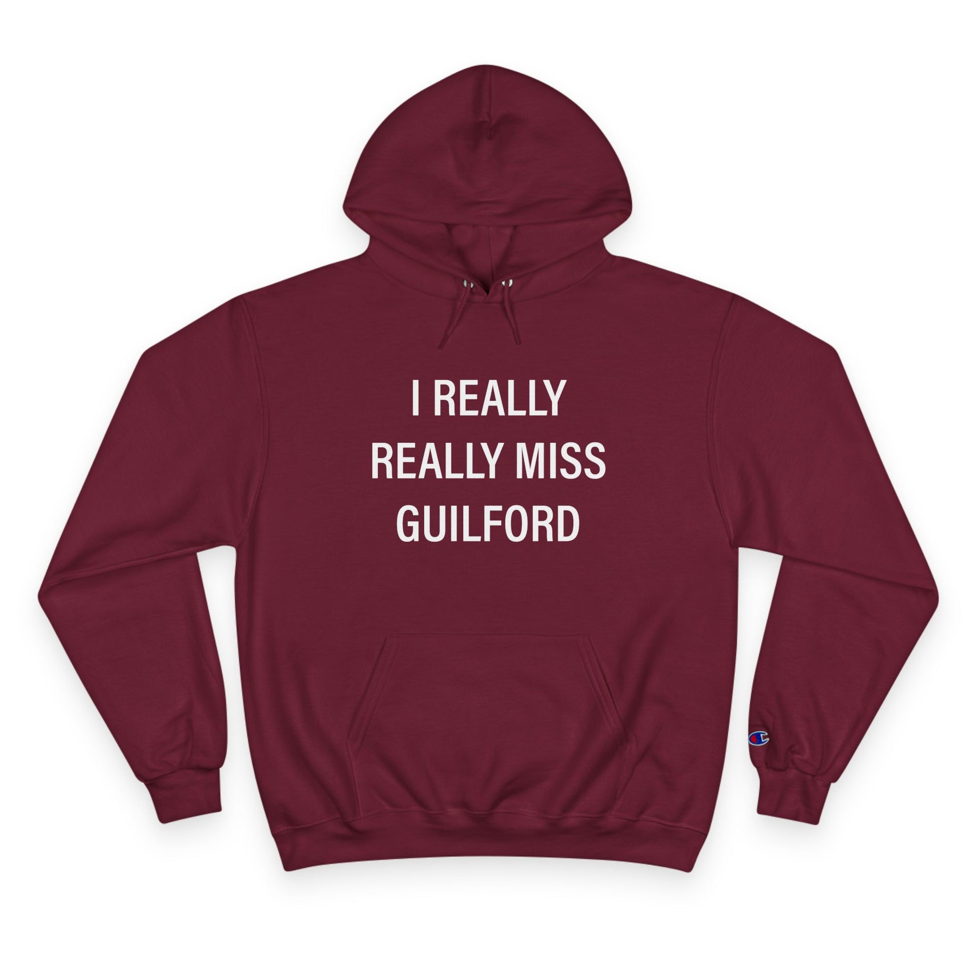 I really really miss guilford // guilford ct champion hoodie sweatshirt // finding connecticut 