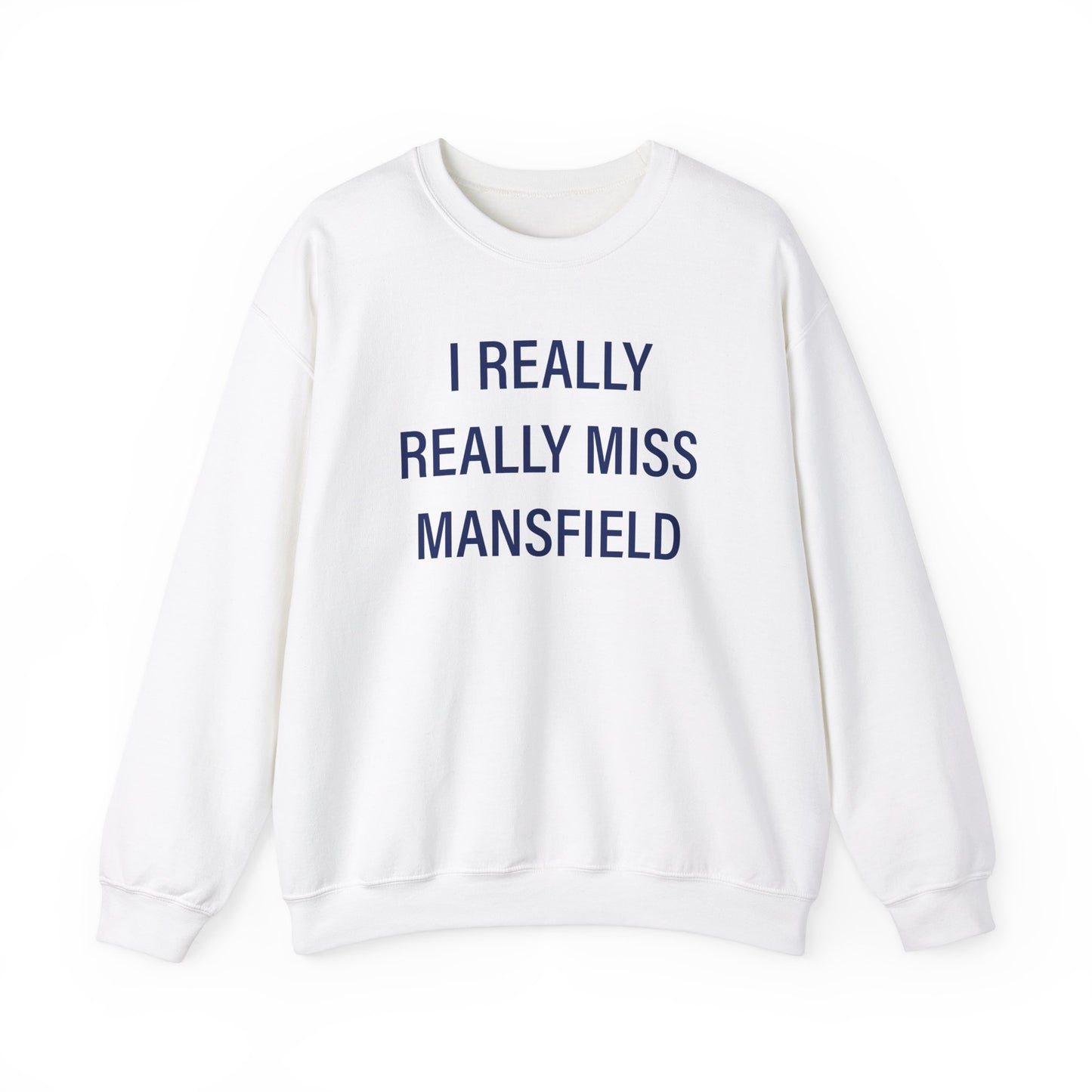I really really miss mansfield // mansfield Connecticut unisex sweatshirt // finding connecticut 