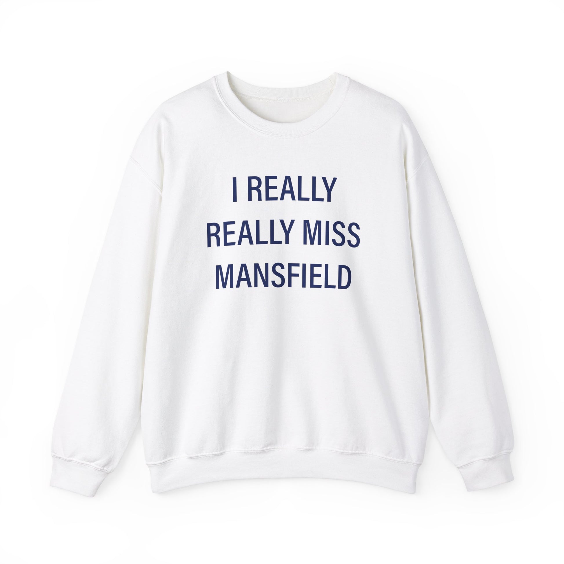 I really really miss mansfield // mansfield Connecticut unisex sweatshirt // finding connecticut 
