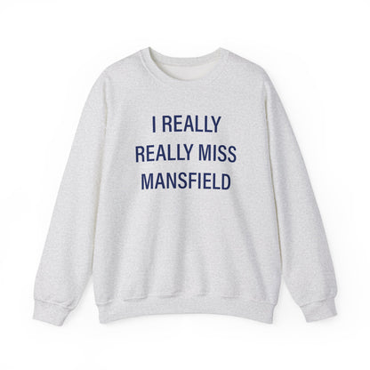 I really really miss mansfield // mansfield Connecticut unisex sweatshirt // finding connecticut 