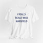 I really really miss mansfield // mansfield Connecticut unisex t shirt // finding connecticut 