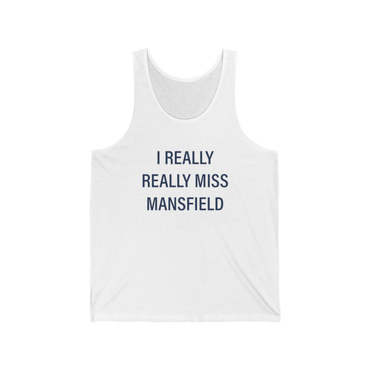 I really really miss mansfield // mansfield connecticut unisex tank top shirt // finding connecticut 