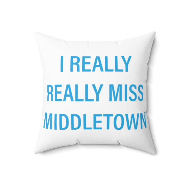 I really really miss middletown decor pillow // middletown connecticut gifts and merch // finding connecticut 