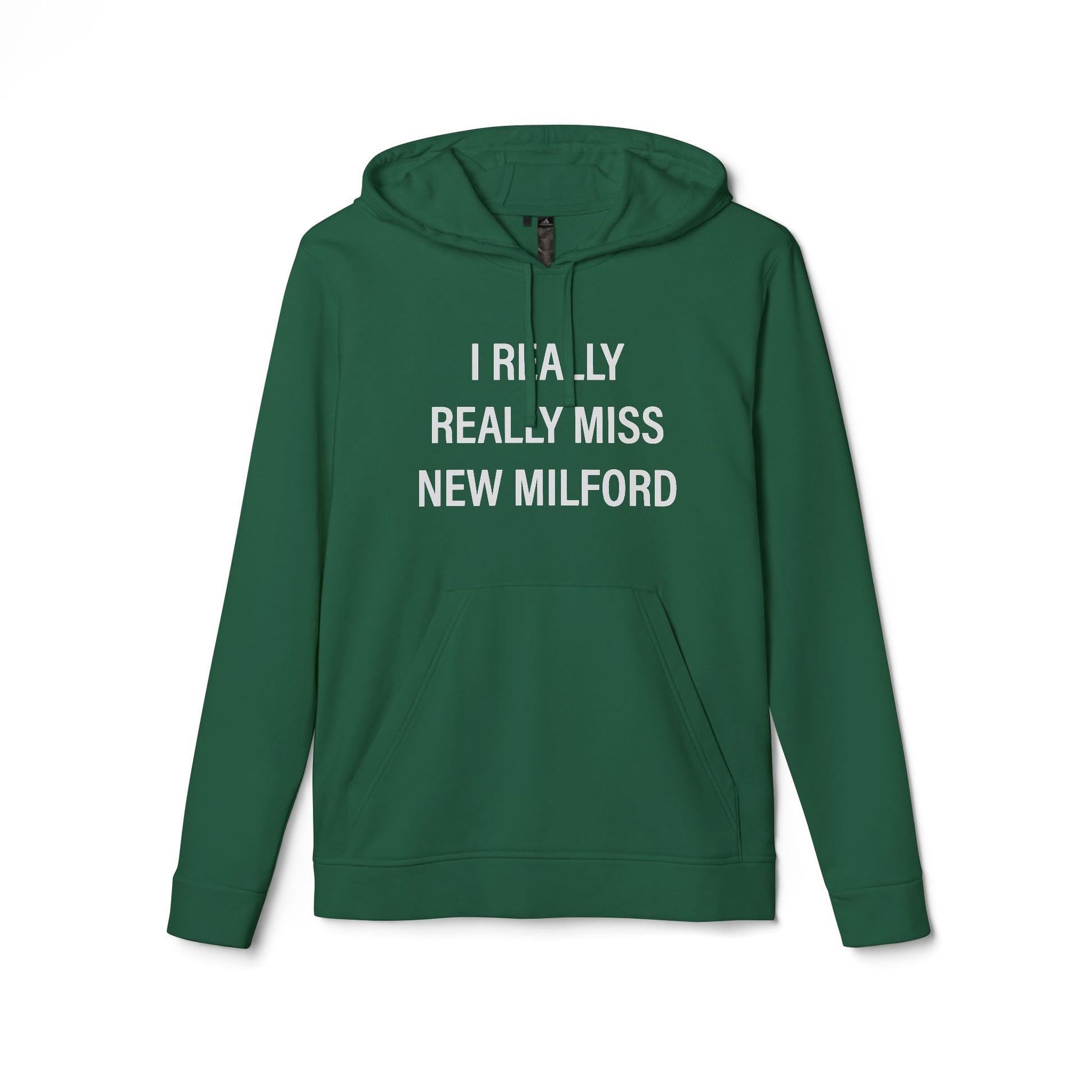 I really really miss new milford unisex adidas hoodie sweatshirt // finding connecticut 