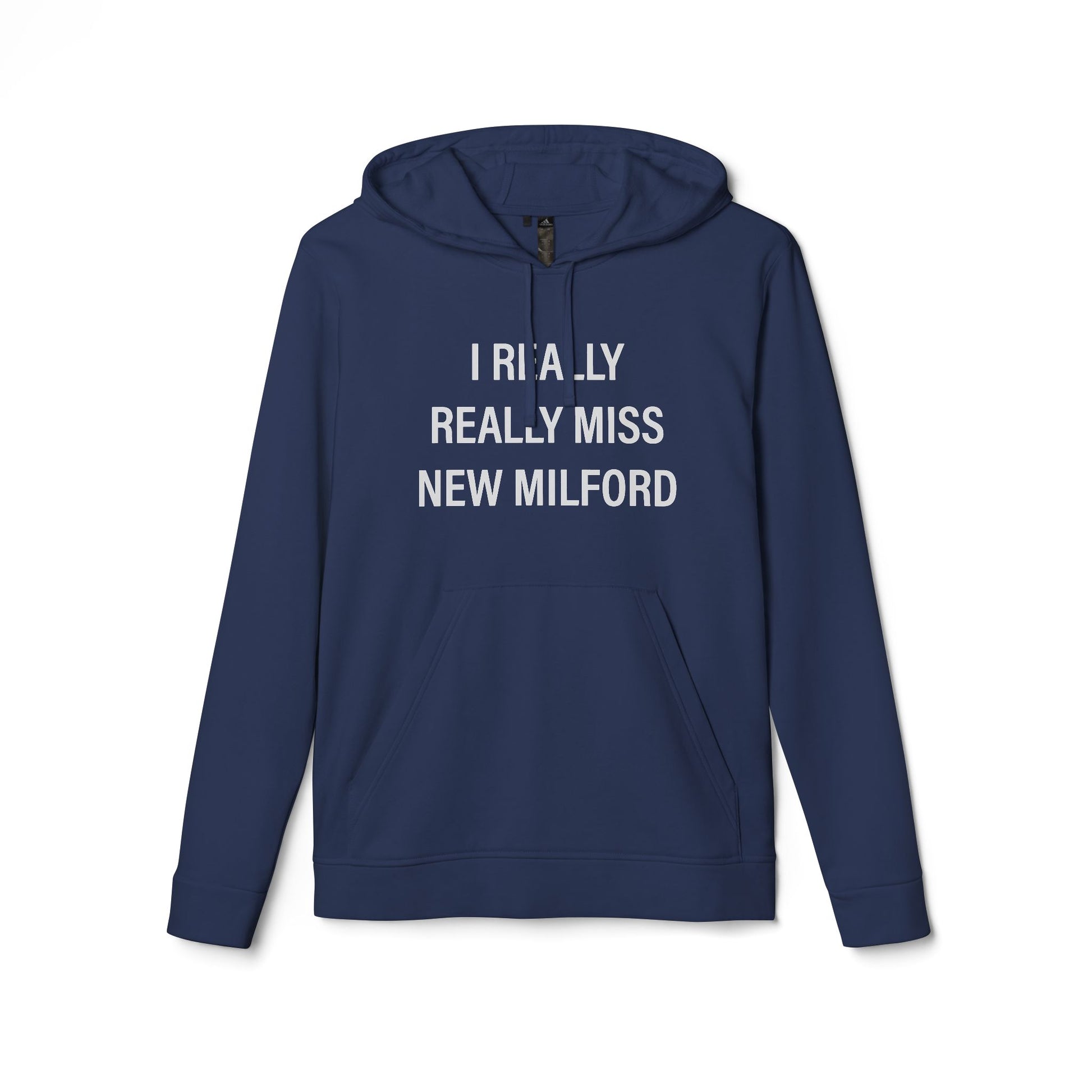 I really really miss new milford unisex adidas hoodie sweatshirt // finding connecticut 