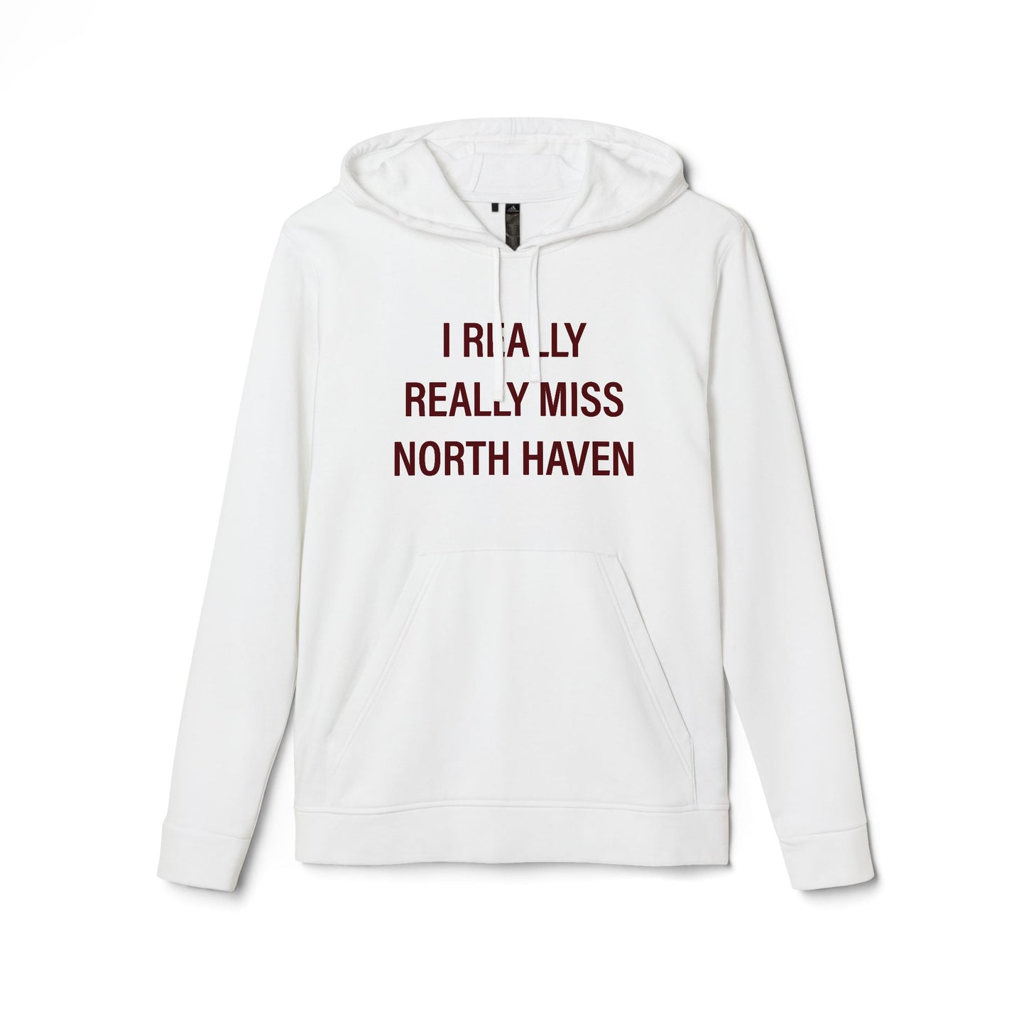 I really really miss north haven // north haven connecticut adidas unisex hoodie sweatshirt  // finding connecticut 