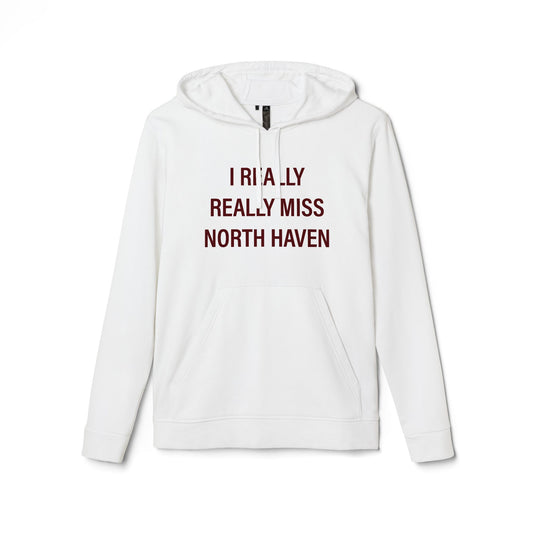 I really really miss north haven // north haven connecticut adidas unisex hoodie sweatshirt  // finding connecticut 