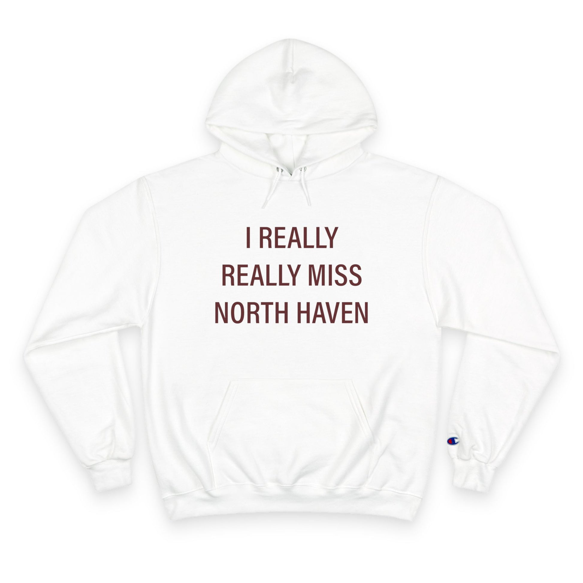 I really really miss north haven // north haven connecticut champion unisex hoodie sweatshirt  // finding connecticut 
