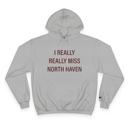 I really really miss north haven // north haven connecticut champion unisex hoodie sweatshirt  // finding connecticut 