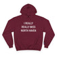 I really really miss north haven // north haven ct unisex champion hoodie sweatshirts // finding connecticut 