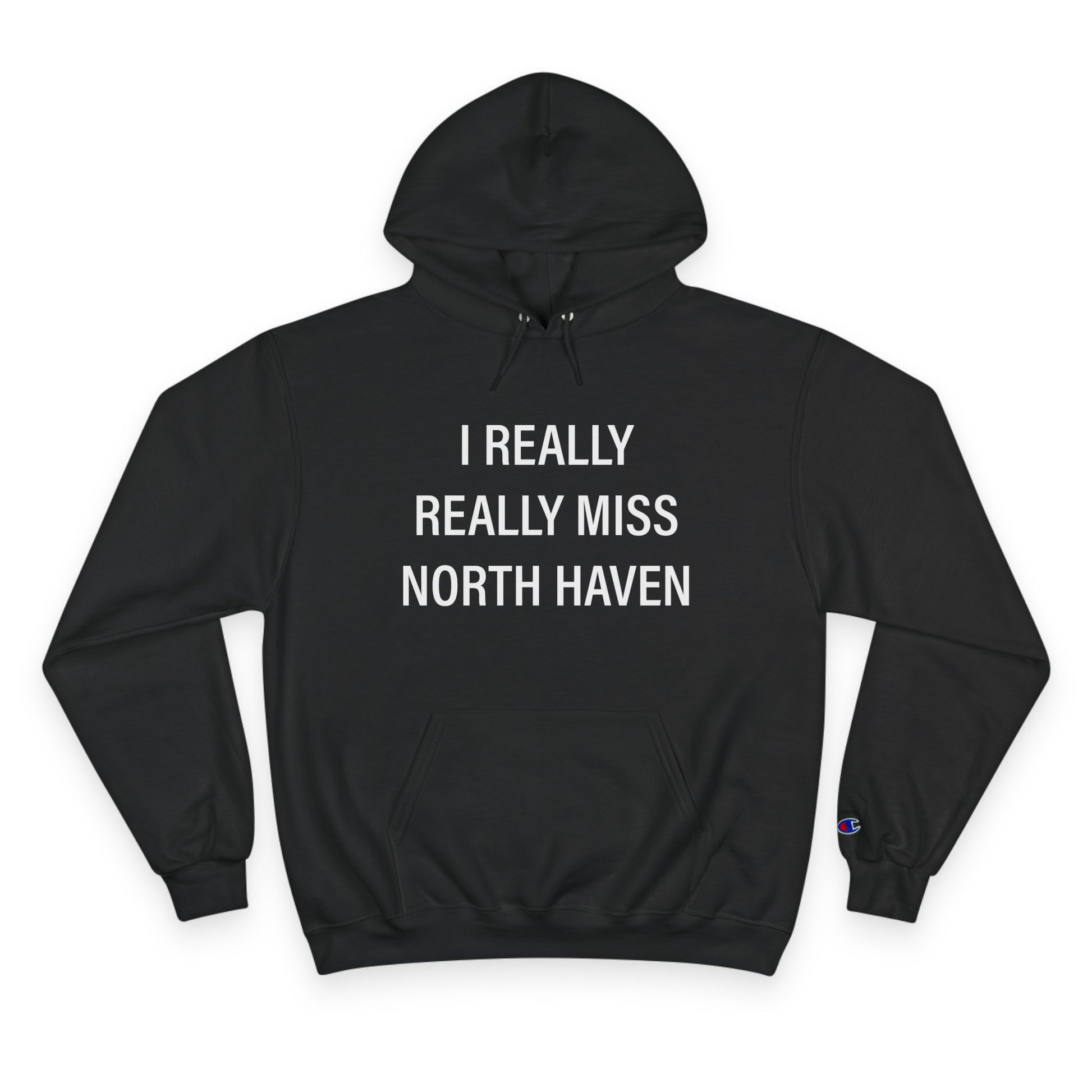 I really really miss north haven // north haven ct unisex champion hoodie sweatshirts // finding connecticut 