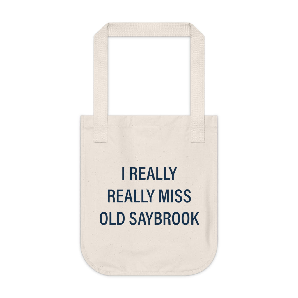 I really really miss old saybrook tote bag // old saybrook connecticut gifts and merch // finding connecticut 