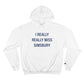 I really really miss simsbury // simsbury connecticut unisex champion hoodie / finding connecticut 