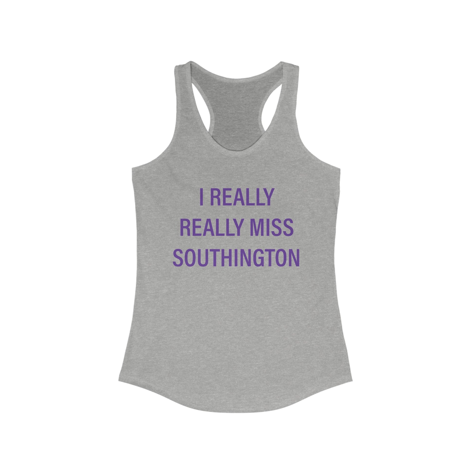 I really really miss southington // southington ct womens tank top shirt // finding connecticut