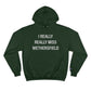 I really really miss wethersfield // wethersfield ct unisex champion hoodie sweatshirt  // finding connecticut 