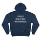 I really really miss wethersfield // wethersfield ct unisex champion hoodie sweatshirt  // finding connecticut 