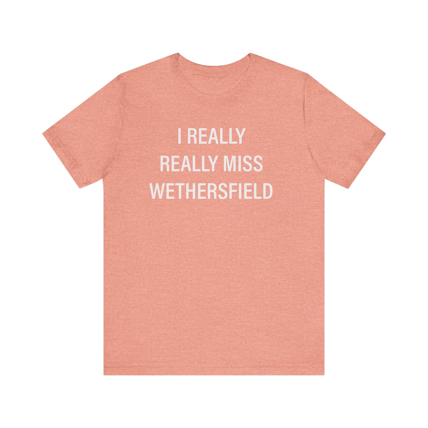 I really really miss wethersfield // wethersfield ct unisex t shirt // finding connecticut 