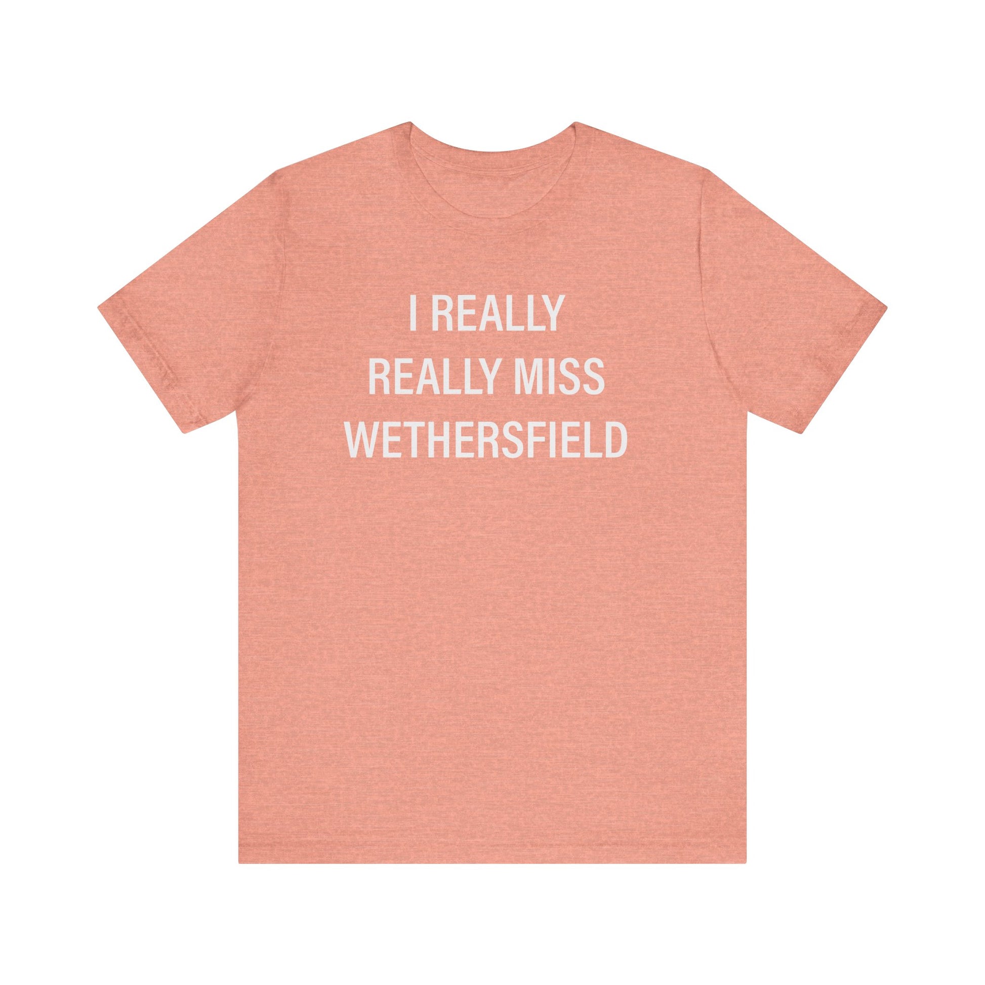 I really really miss wethersfield // wethersfield ct unisex t shirt // finding connecticut 