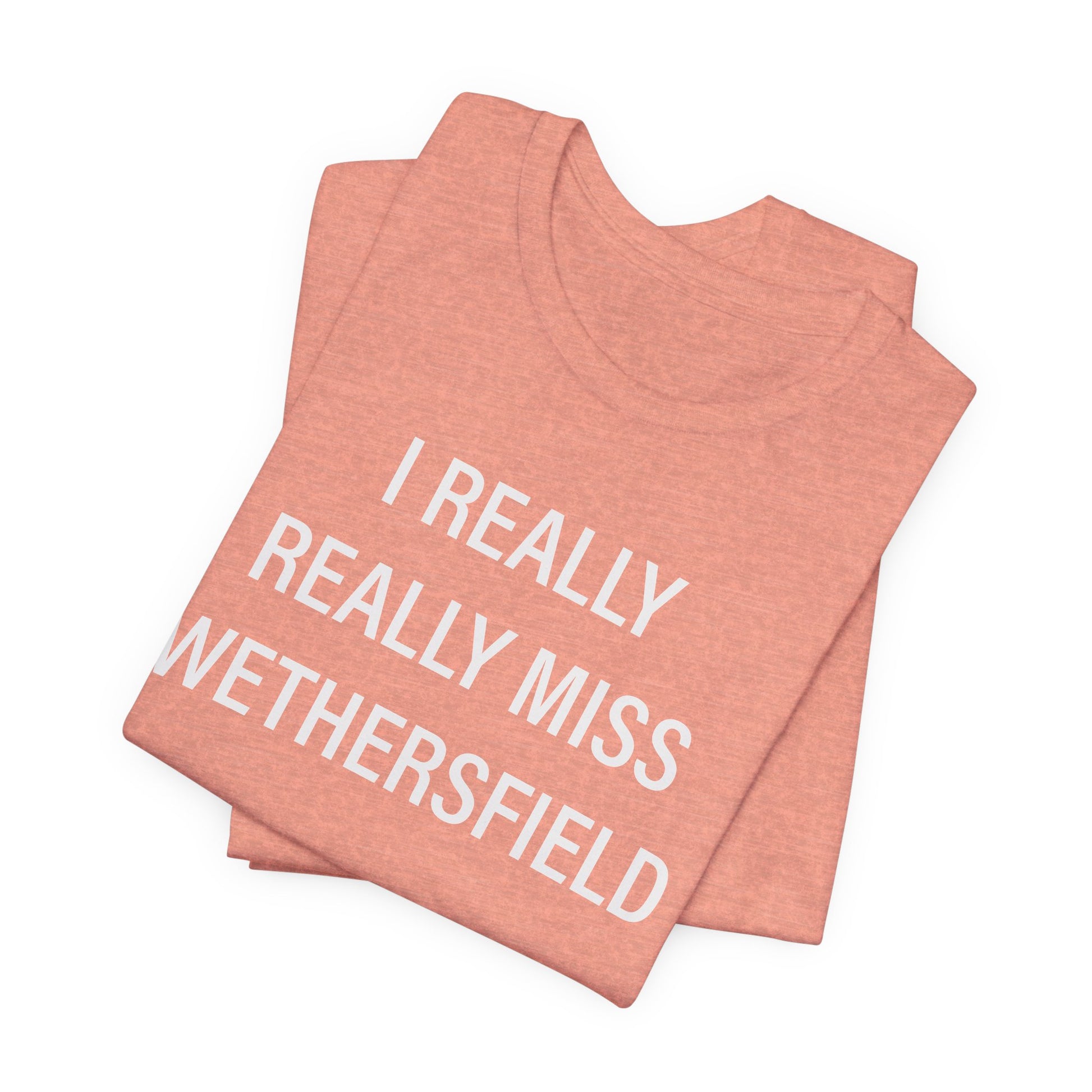 I really really miss wethersfield // wethersfield ct unisex t shirt // finding connecticut 