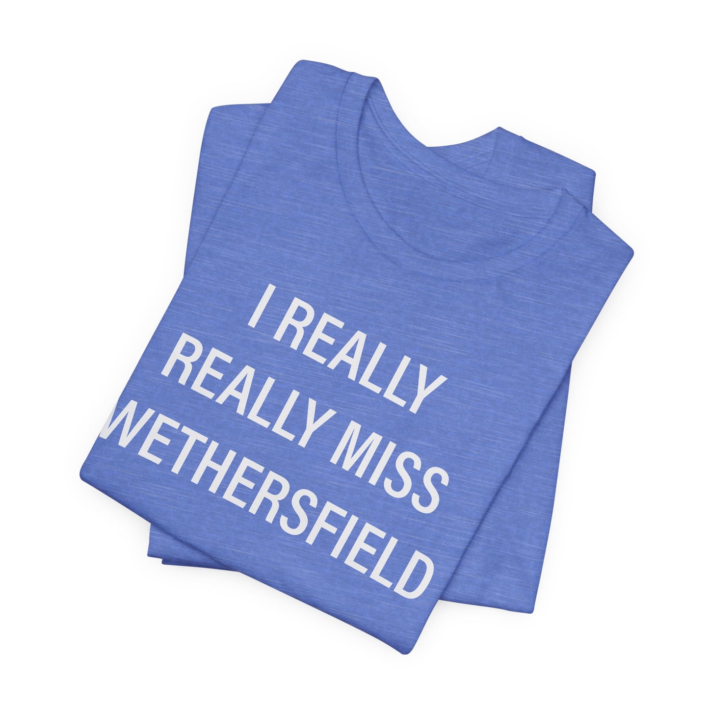 I really really miss wethersfield // wethersfield ct unisex t shirt // finding connecticut 