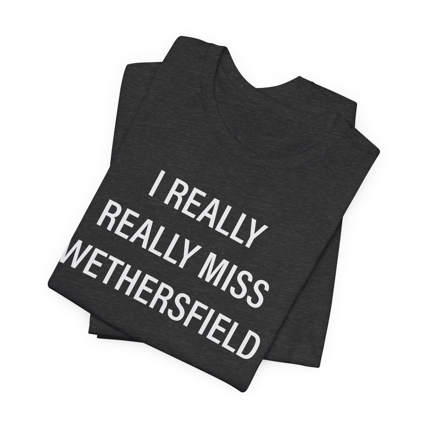 I really really miss wethersfield // wethersfield ct unisex t shirt // finding connecticut 
