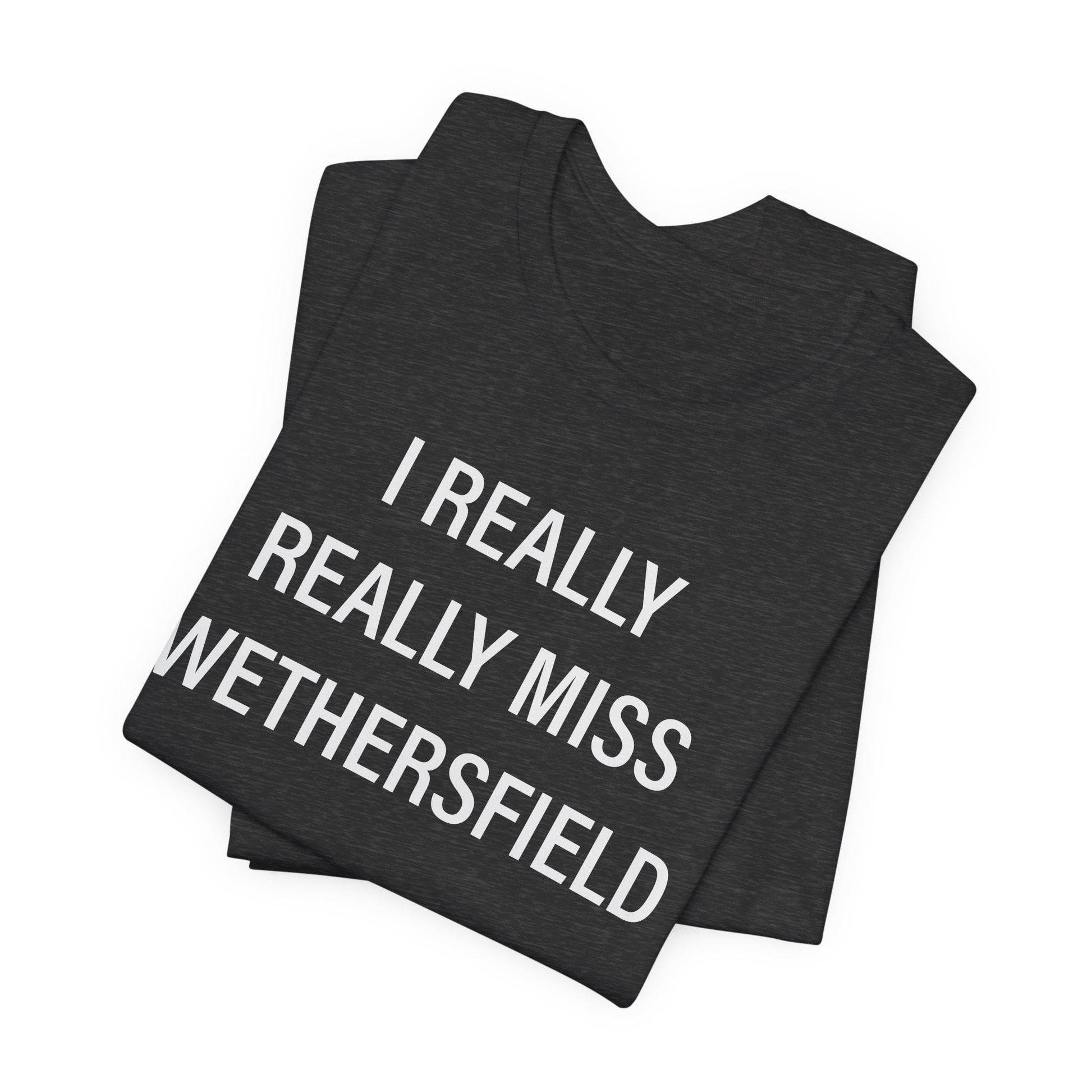 I really really miss wethersfield // wethersfield ct unisex t shirt // finding connecticut 