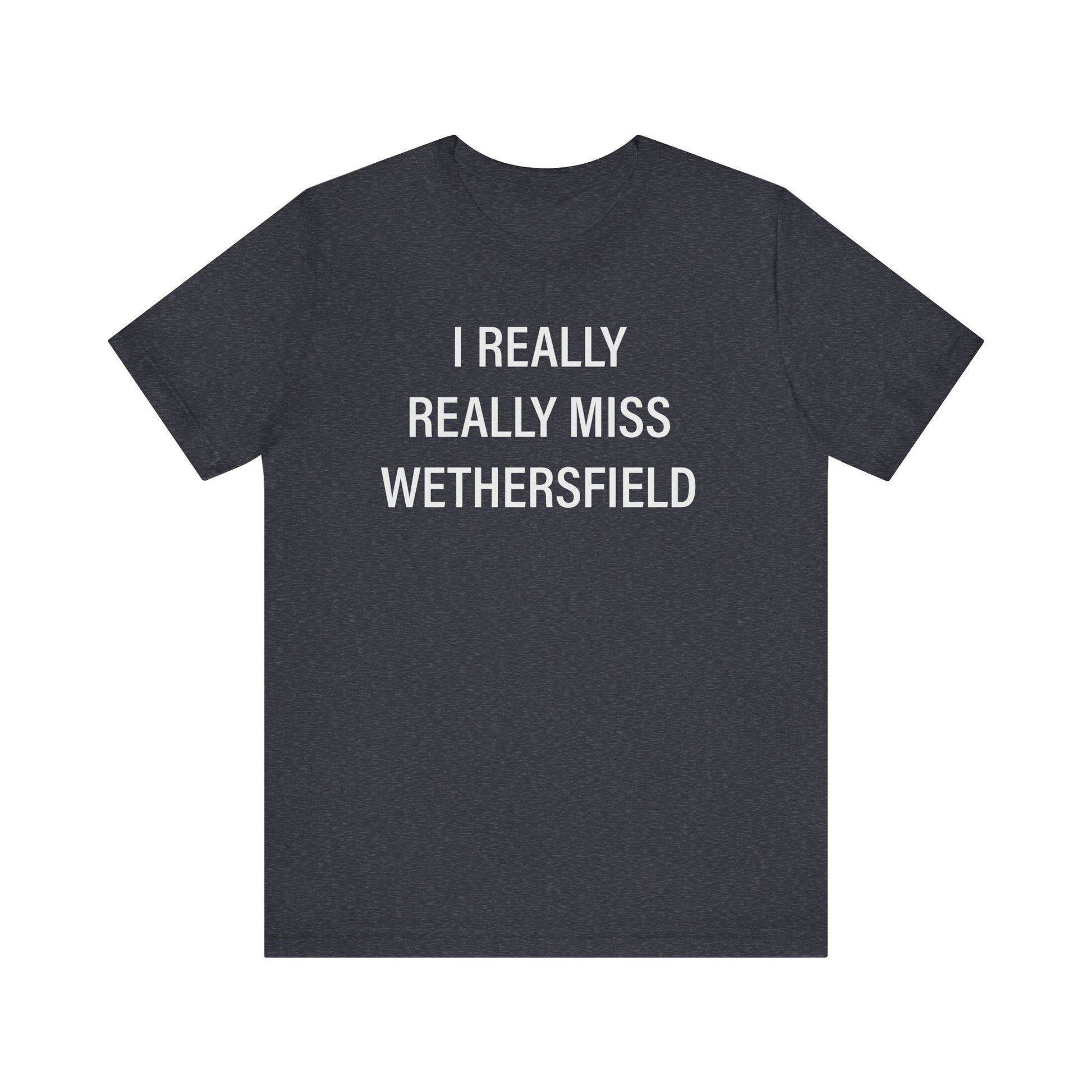 I really really miss wethersfield // wethersfield ct unisex t shirt // finding connecticut 