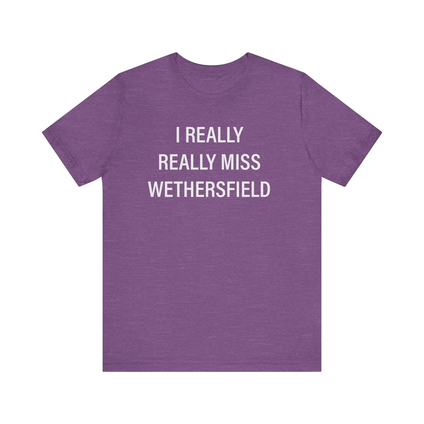 I really really miss wethersfield // wethersfield ct unisex t shirt // finding connecticut 